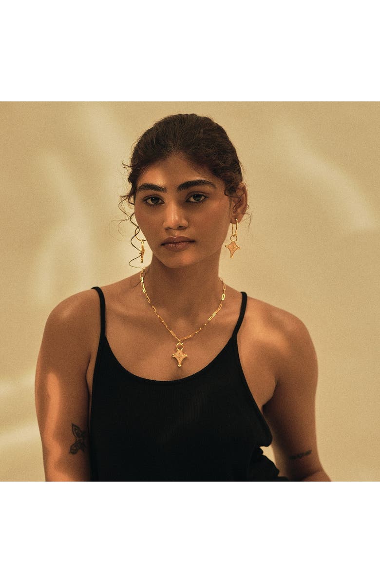 Dhwani Bansal Cruz Necklace, Alternate, color, Gold Plated