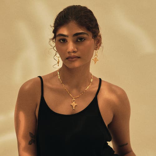 Dhwani Bansal Cruz Necklace In Gold