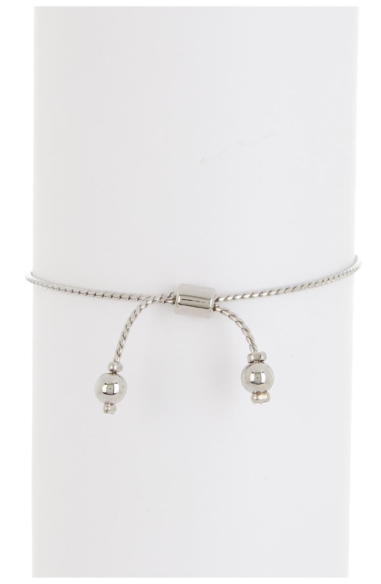 OLIVIA WELLES Alia Jeweled Eye Bracelet, Alternate, color, Silver-Sapphire