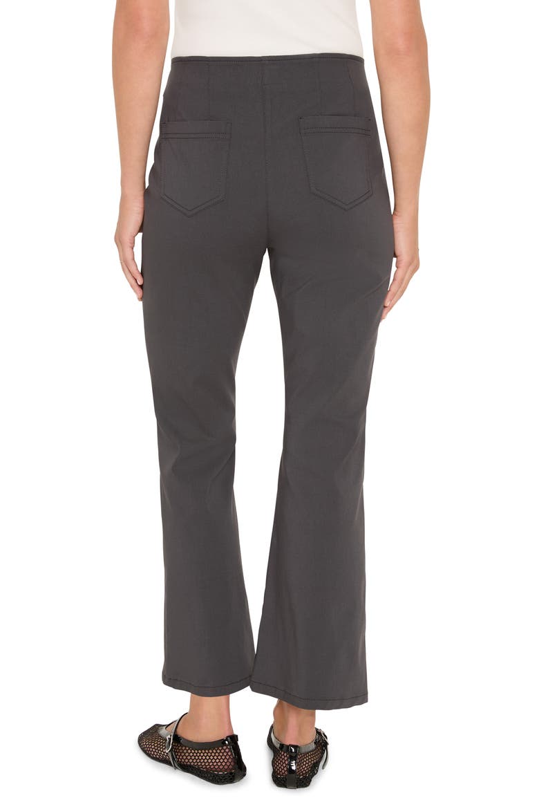 Berkeley Wonderstretch Pull-On High Waist Slim Ankle Flare Pants, Alternate, color, CHARCOAL