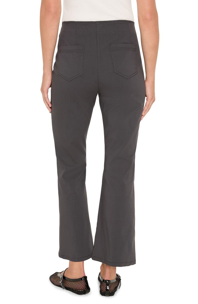 NIC+ZOE Berekeley Wonderstretch Slim High Waist Ankle Pants, Alternate, color, Charcoal