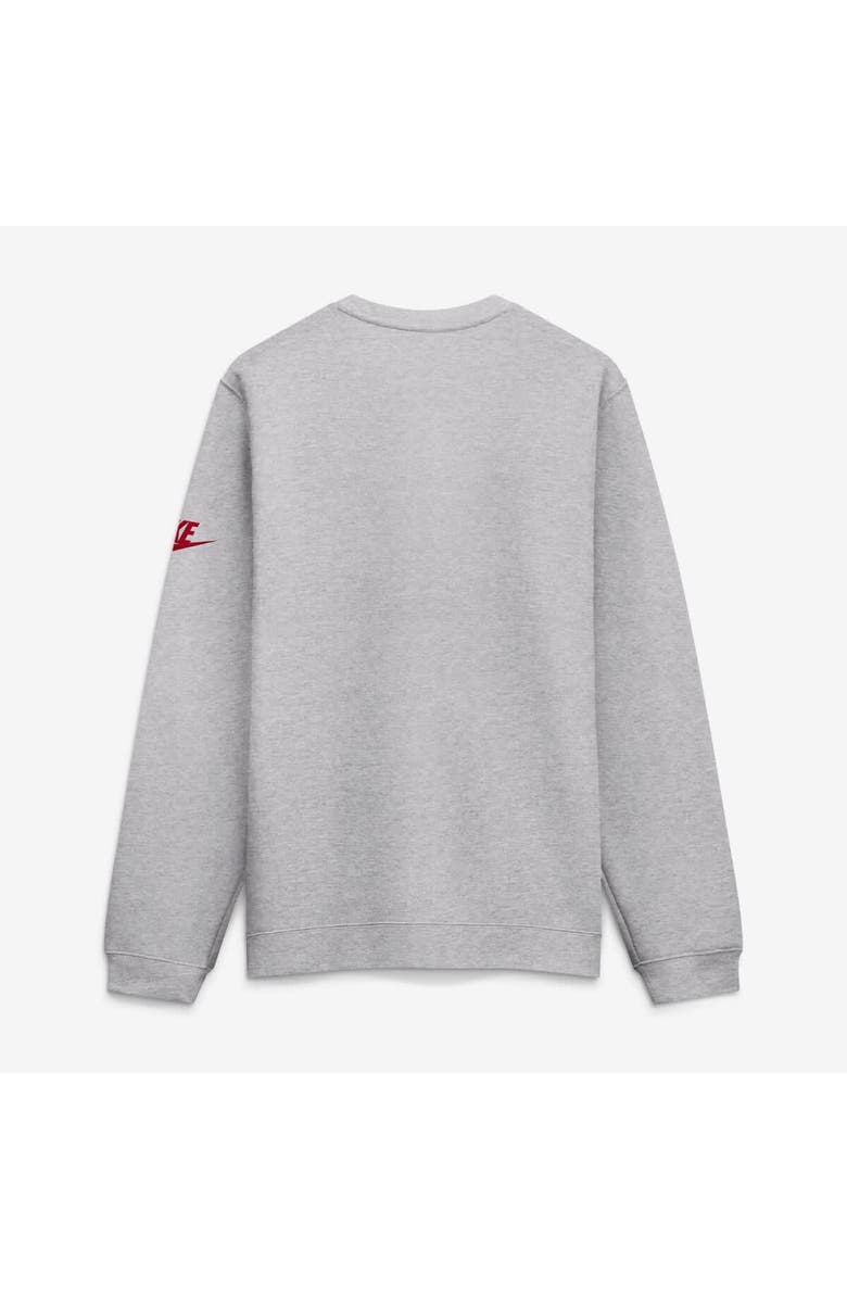 Nike Men's Nike Heather Gray Ohio State Buckeyes Legacy Sweatshirt, Alternate, color, Heather Gray