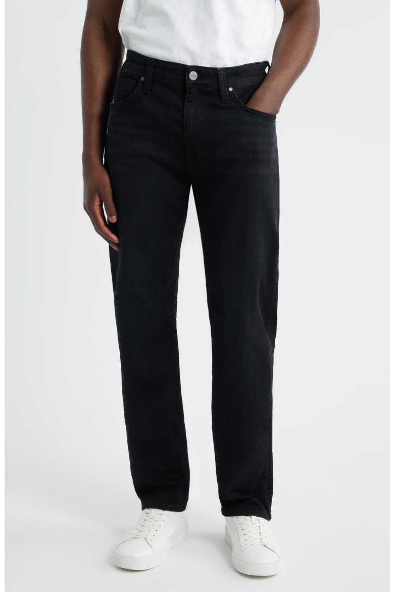 Courage Straight Leg Jeans, Main, color, SMOKE ORGANIC ULTRA
