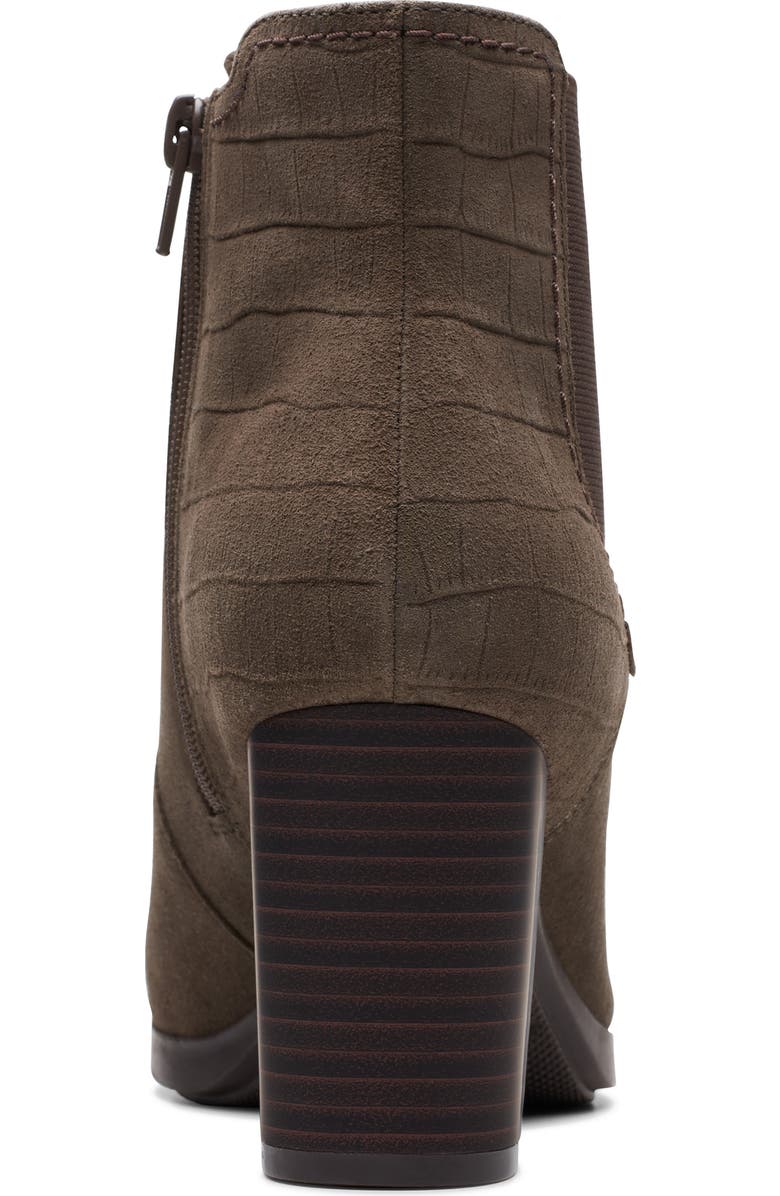 Clarks<sup>®</sup> Bayla Rose Chelsea Boot, Alternate, color, Slate Suede