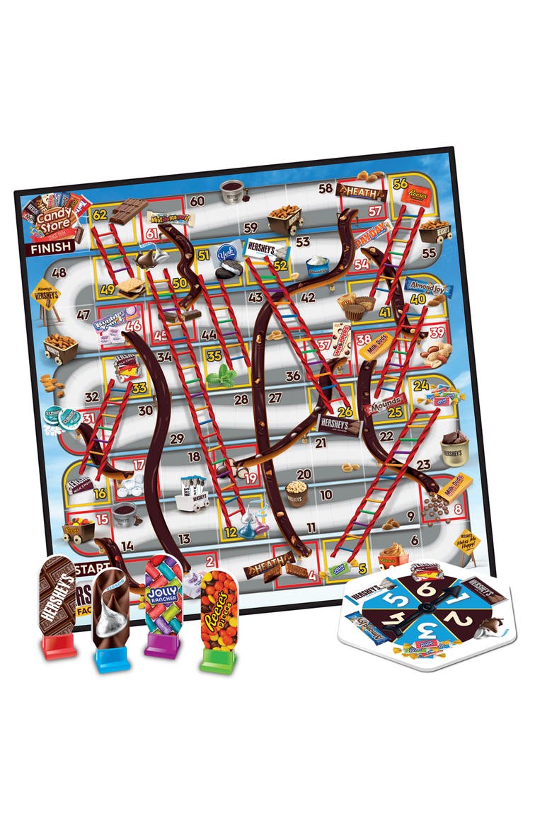 Hershey Slides and Ladders Board Game, Alternate, color, Multicolor