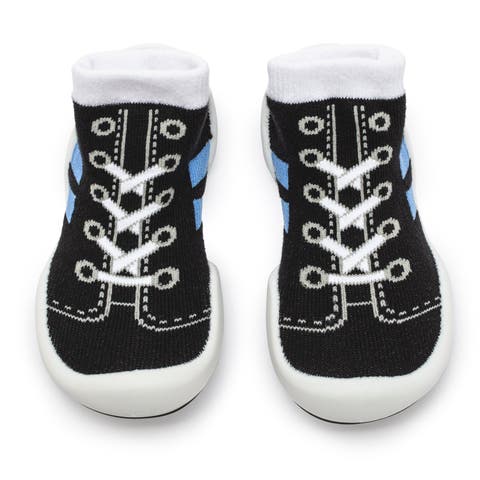 Toddler Sock Shoes Runner - Black