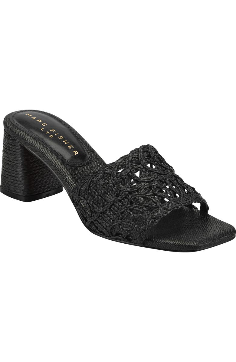 Marc Fisher LTD Follie Sandal, Main, color, Blk01