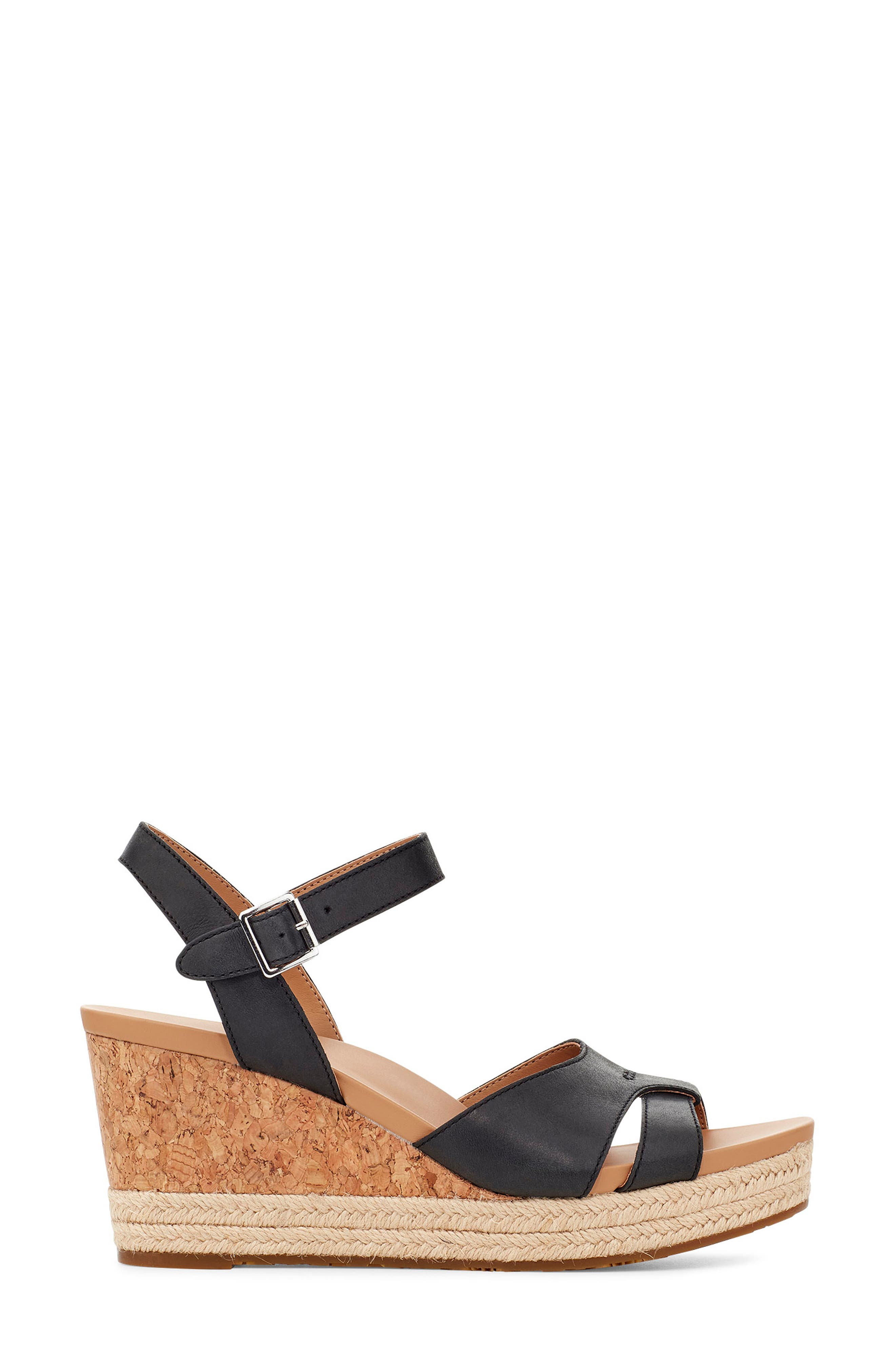 UGG<sup>®</sup> Cloverdale Wedge Sandal, Alternate, color, 