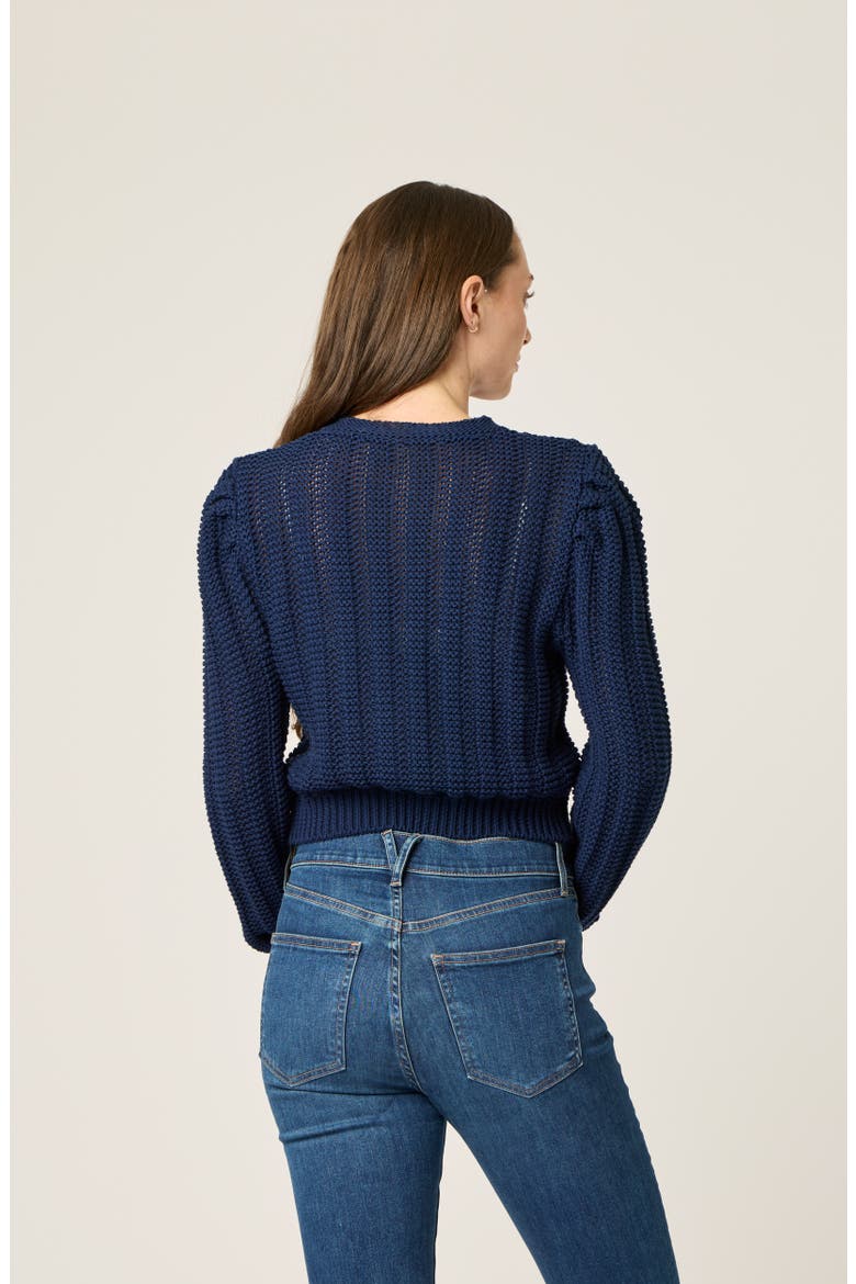 Jade Cardigan, Alternate, color, Navy