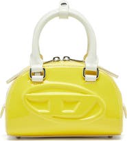 DIESEL® Mini 1DR Dome Faux Leather Bowling Bag