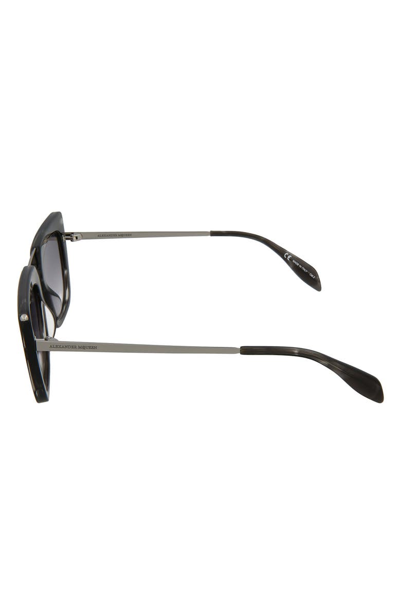 McQueen 54mm Cat Eye Sunglasses, Alternate, color,