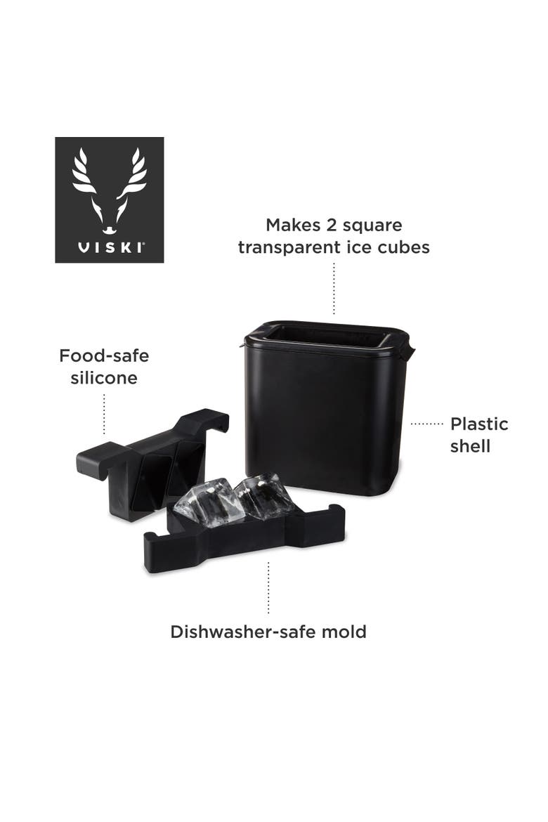 Glacier Rocks Clear Ice Maker, Alternate, color, Black