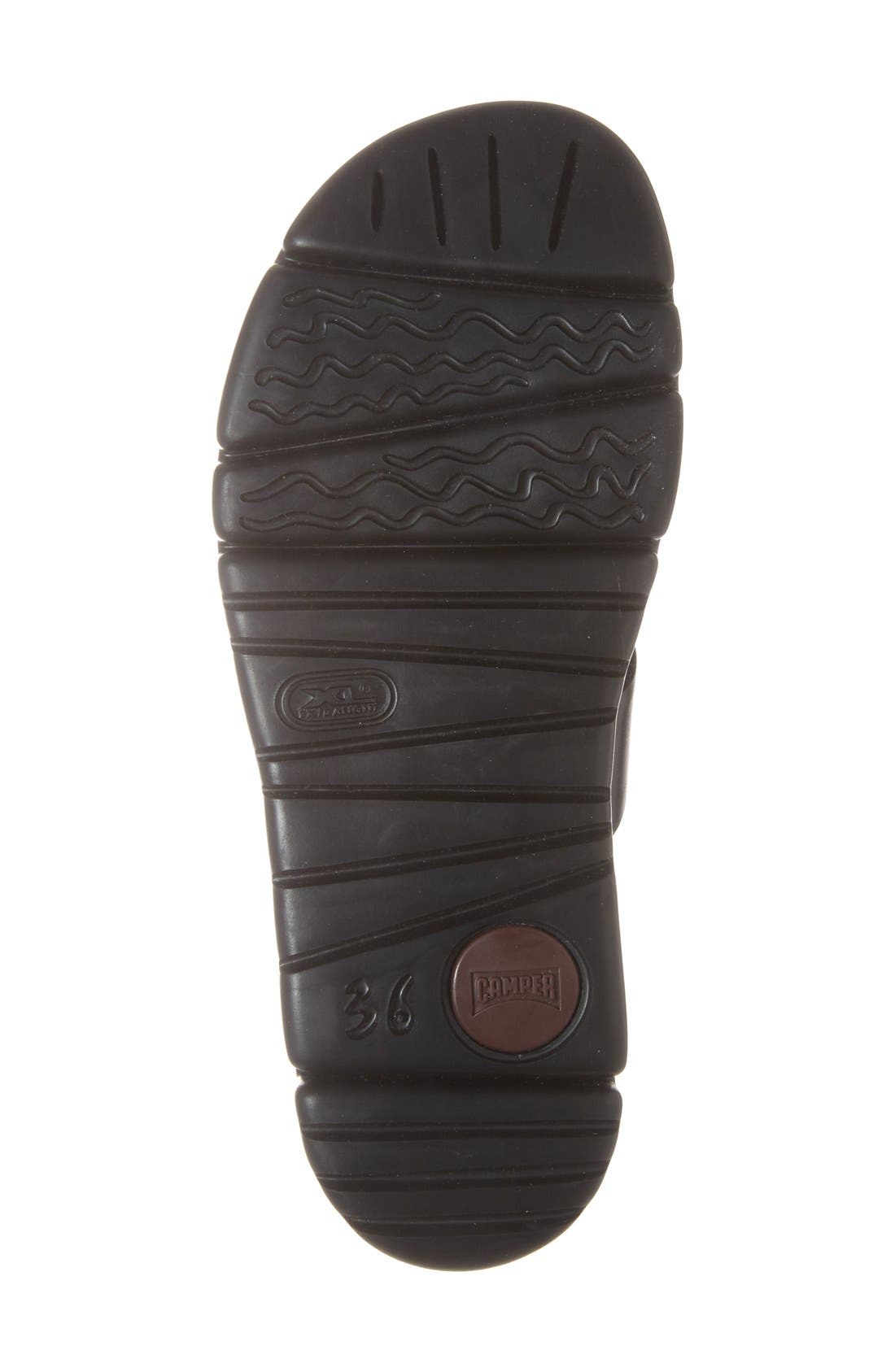 'Oruga' Two Strap Slide Sandal, Alternate, color, BLACK LEATHER