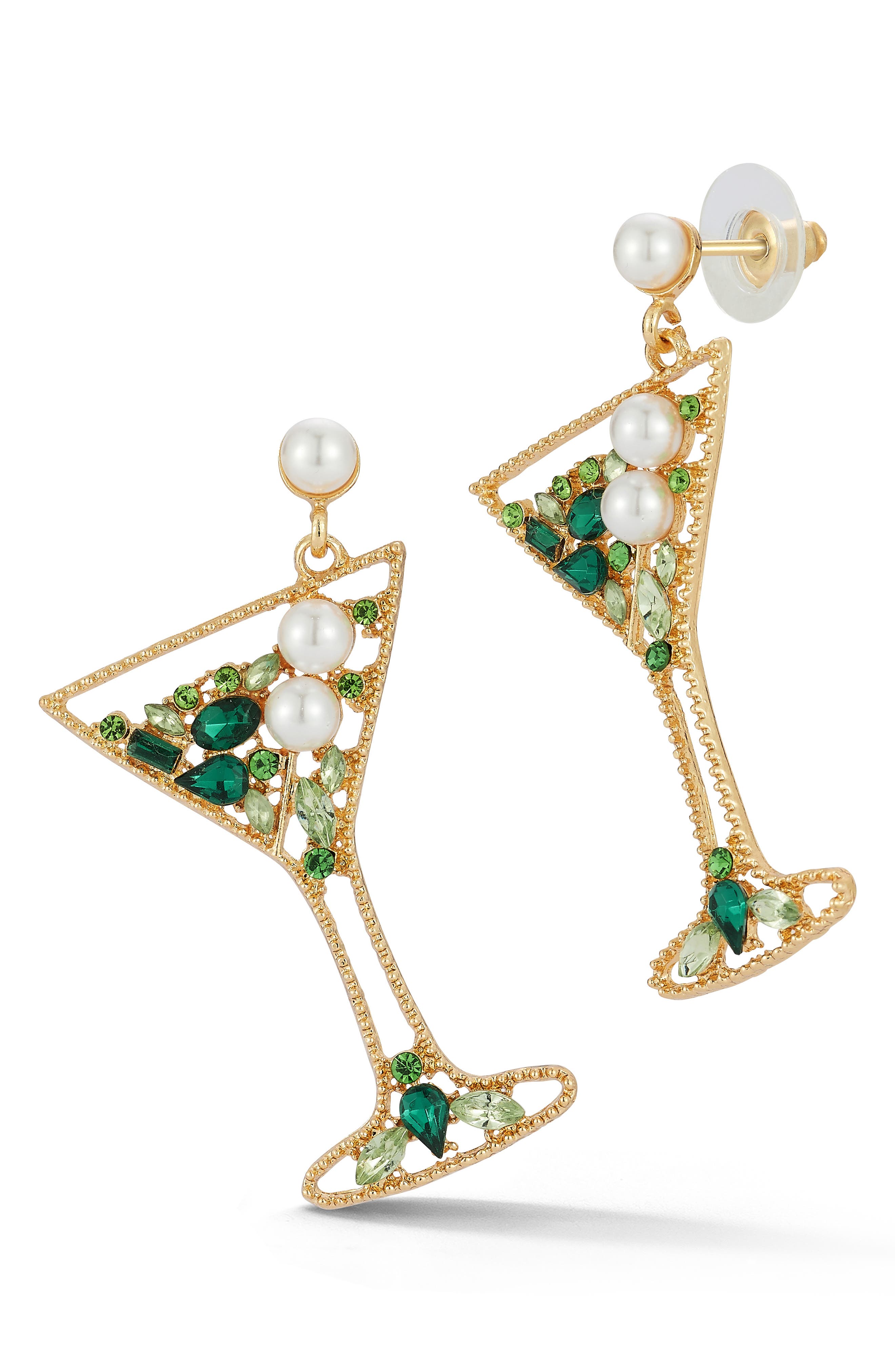 Martini Drop Earrings
