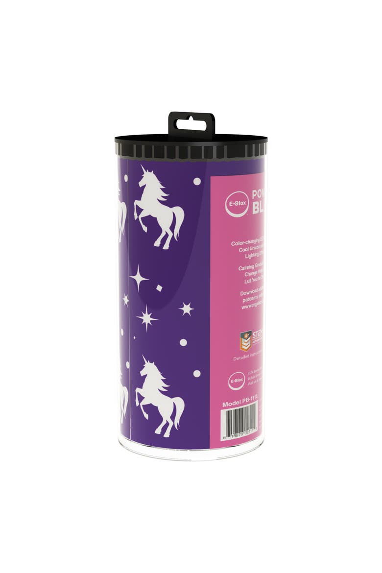 Eblox Power Blox Byo Unicorn Glowing Night Light Ages 5+, Alternate, color, Multicolored