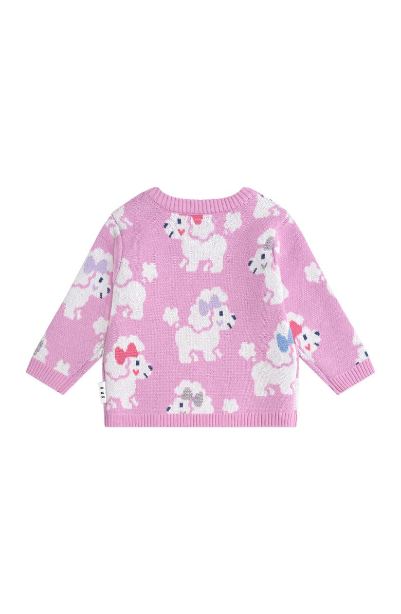 Huxbaby Poodle Knit Pullover, Alternate, color, Magenta