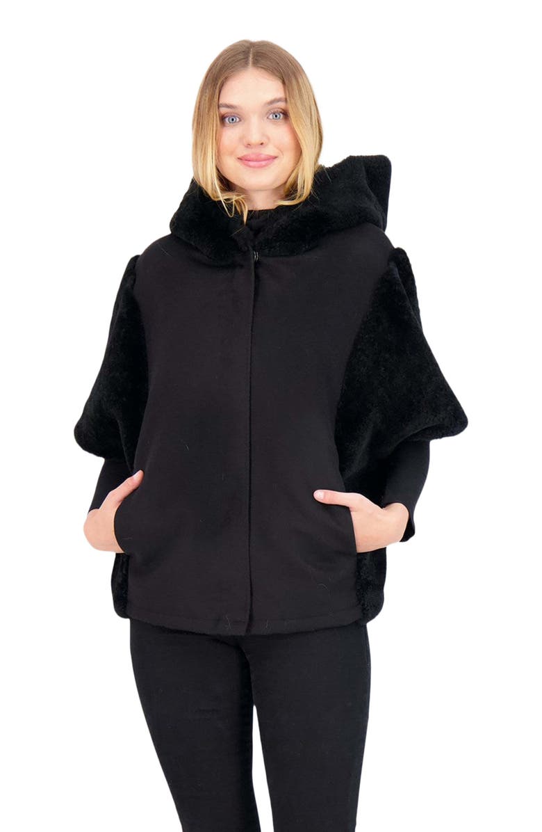 GORSKI Short Sleeves Cashmere Jacket, Main, color, Black