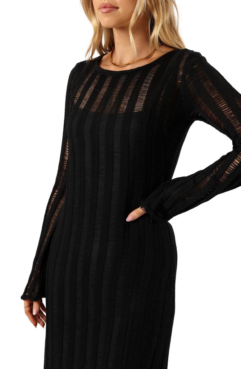 Petal & Pup Jaye Semisheer Long Sleeve Maxi Dress, Alternate, color,