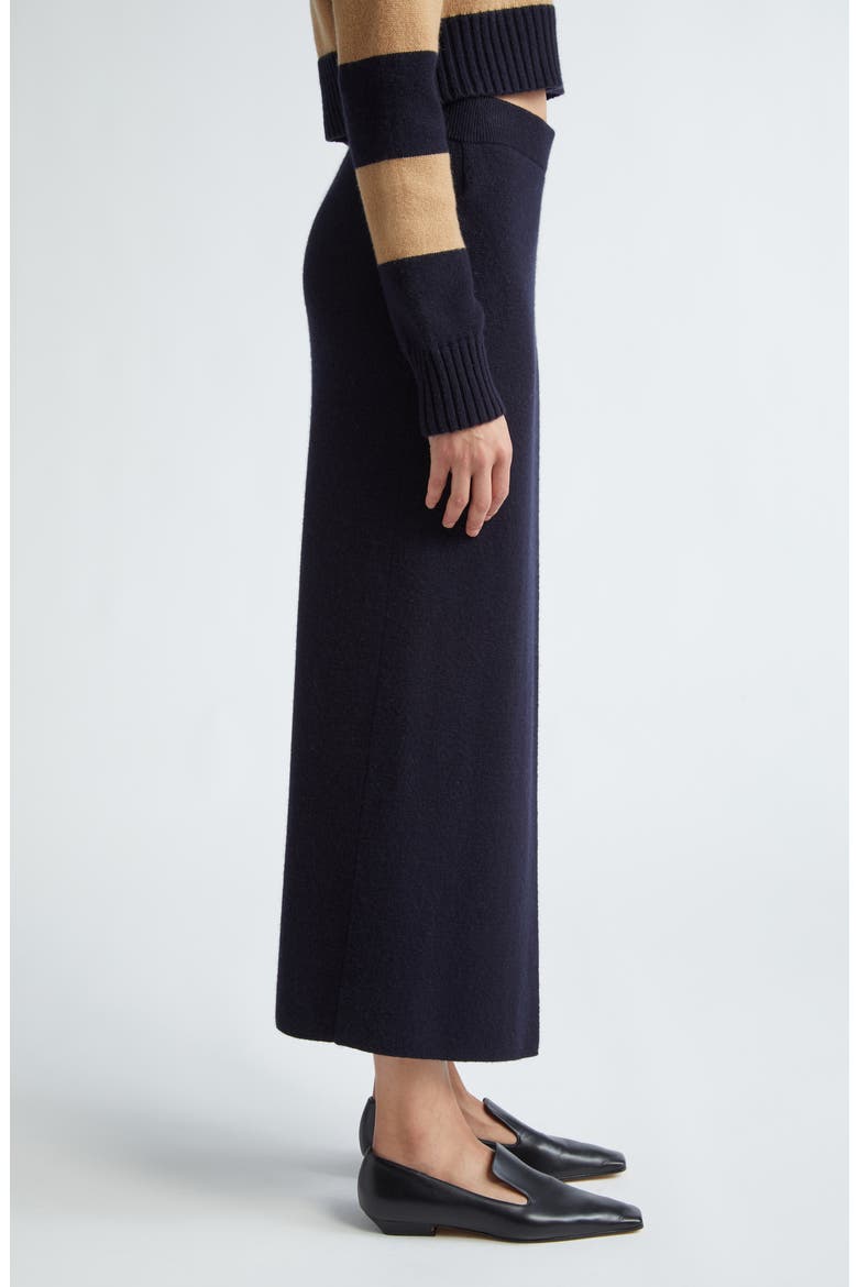 Umbria Wool & Cashmere Sweater Skirt, Alternate, color, ULTRAMARINE