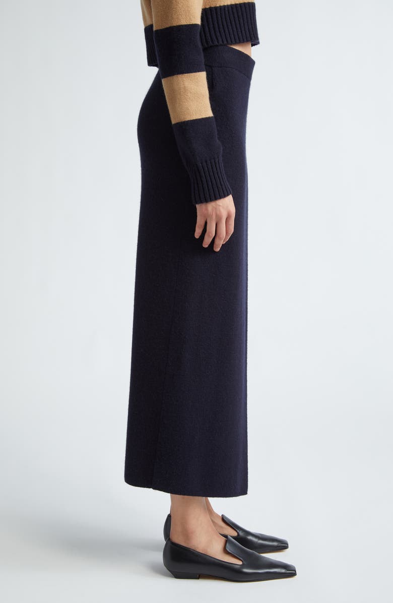 Max Mara Umbria Wool & Cashmere Sweater Skirt, Alternate, color, Ultramarine
