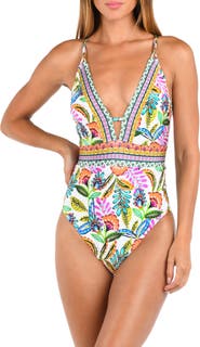 Sunshine 79 Jungle Plunge One-Piece Swimsuit
