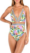 Sunshine 79 Jungle Plunge One-Piece Swimsuit