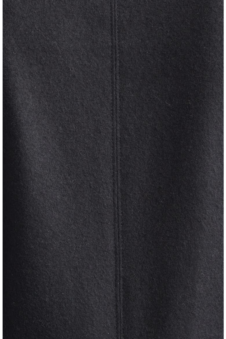 Dylin Long Sleeve Ruched Midi Dress, Alternate, color, BLACK