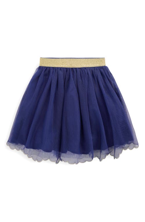 Mini Boden Kids' Nutcracker Appliqué Tulle Skirt In Blue