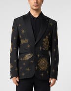 PHILIPP PLEIN Blazer Patches Zodiac Men