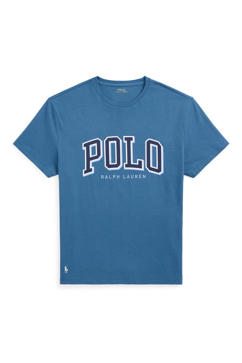 Logo Graphic T-Shirt, Alternate, color, PETROL BLUE