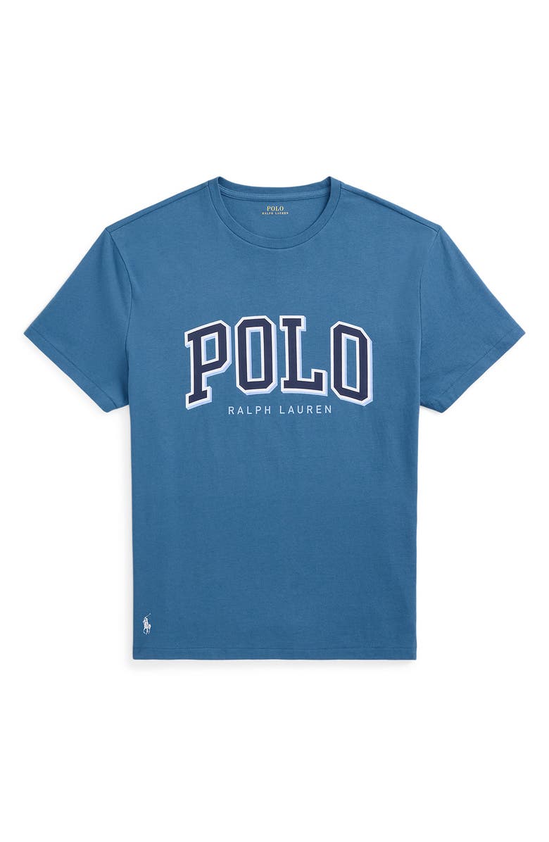 Polo Ralph Lauren Logo Graphic T-Shirt, Alternate, color, Petrol Blue