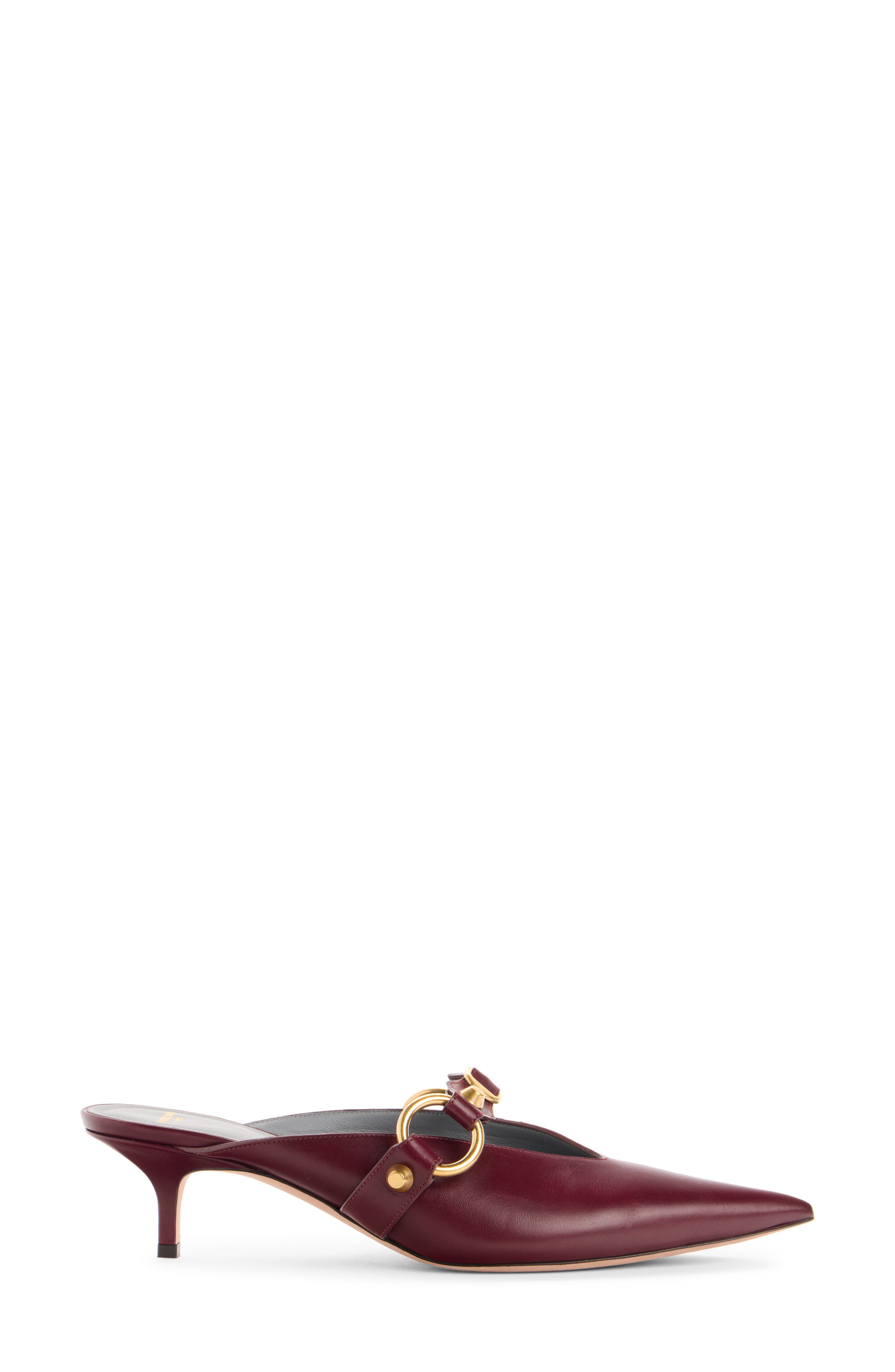 Balenciaga City Mule, Alternate, color, Bordeaux