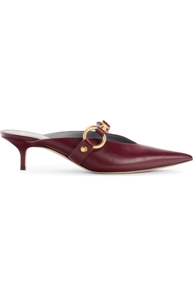 Balenciaga City Mule, Alternate, color, Bordeaux