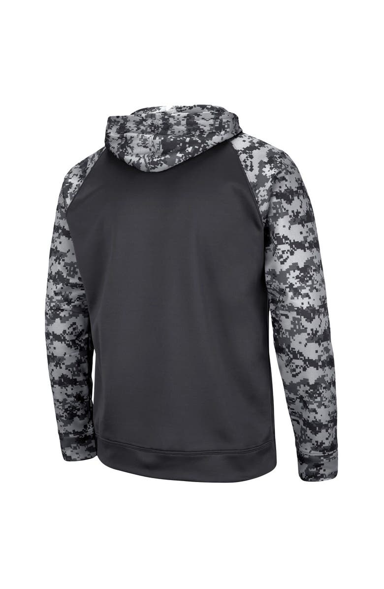 COLOSSEUM Men's Colosseum Charcoal Georgia Bulldogs OHT Military Appreciation Digital Camo Pullover Hoodie, Alternate, color, 