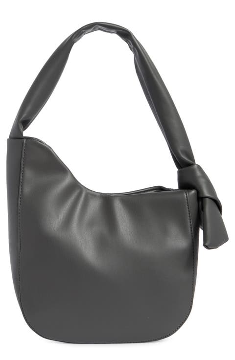 Asymmetric Knot Shoulder Bag