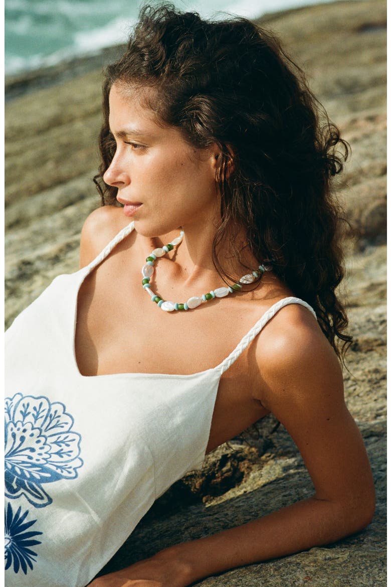 Azure Necklace, Alternate, color, Blue/Green