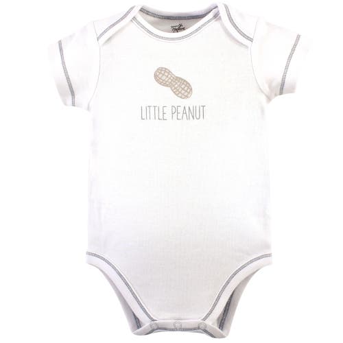 Touched By Nature Organic Cotton Bodysuits In Gray