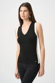 Joseph Ribkoff Dry Viscose V-Neck Fitted Cami
