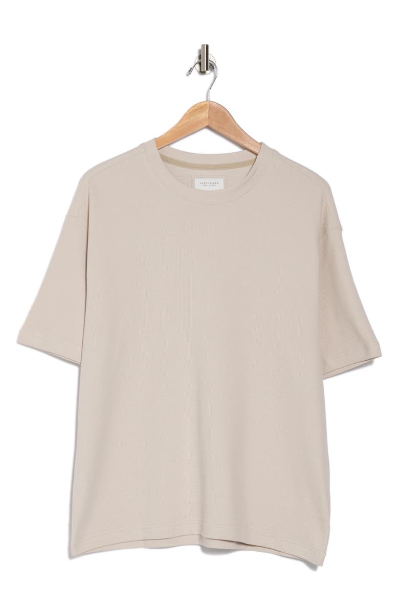 DENIM AND FLOWER Relaxed Fit Cotton Crewneck T-Shirt, Alternate, color, Stone Grey