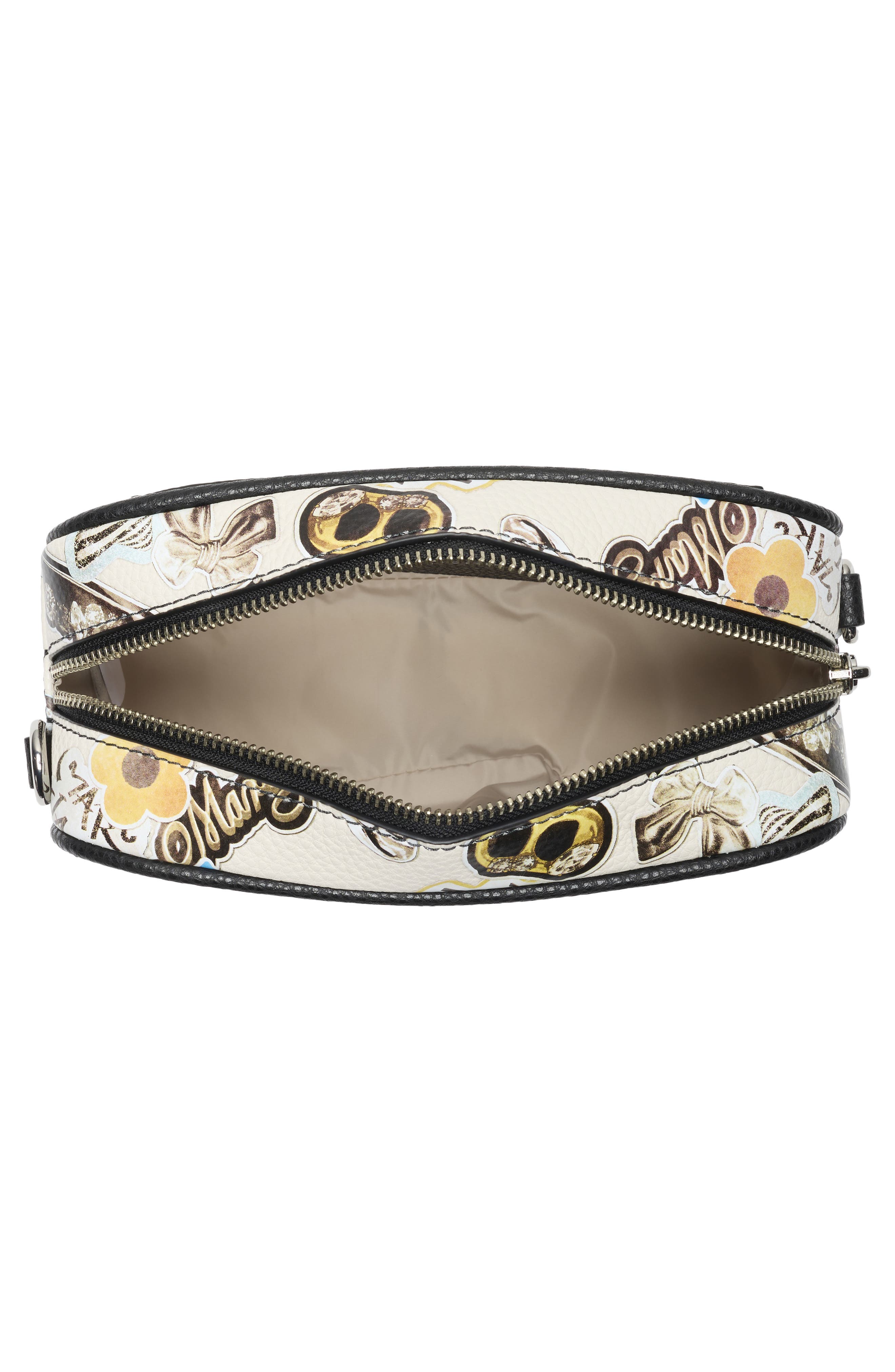 Sticker Bold Flash Camera Bag, Alternate, color, WHITE MULTI