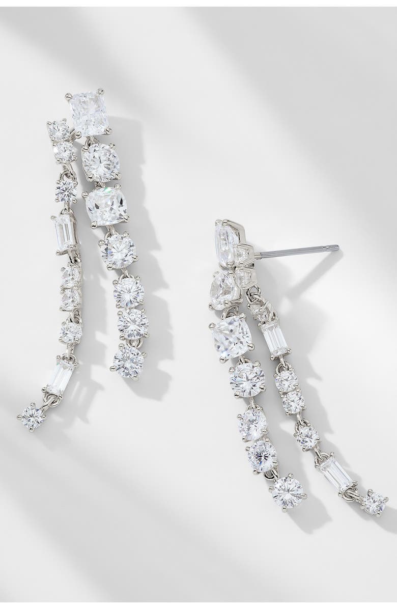 Nadri A la Carte Double Linear Drop Earrings, Alternate, color,