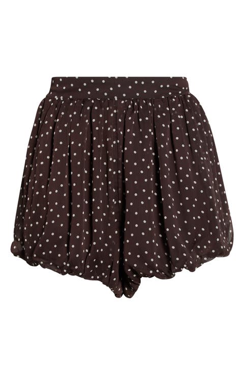 Polka Dot Bubble Shorts