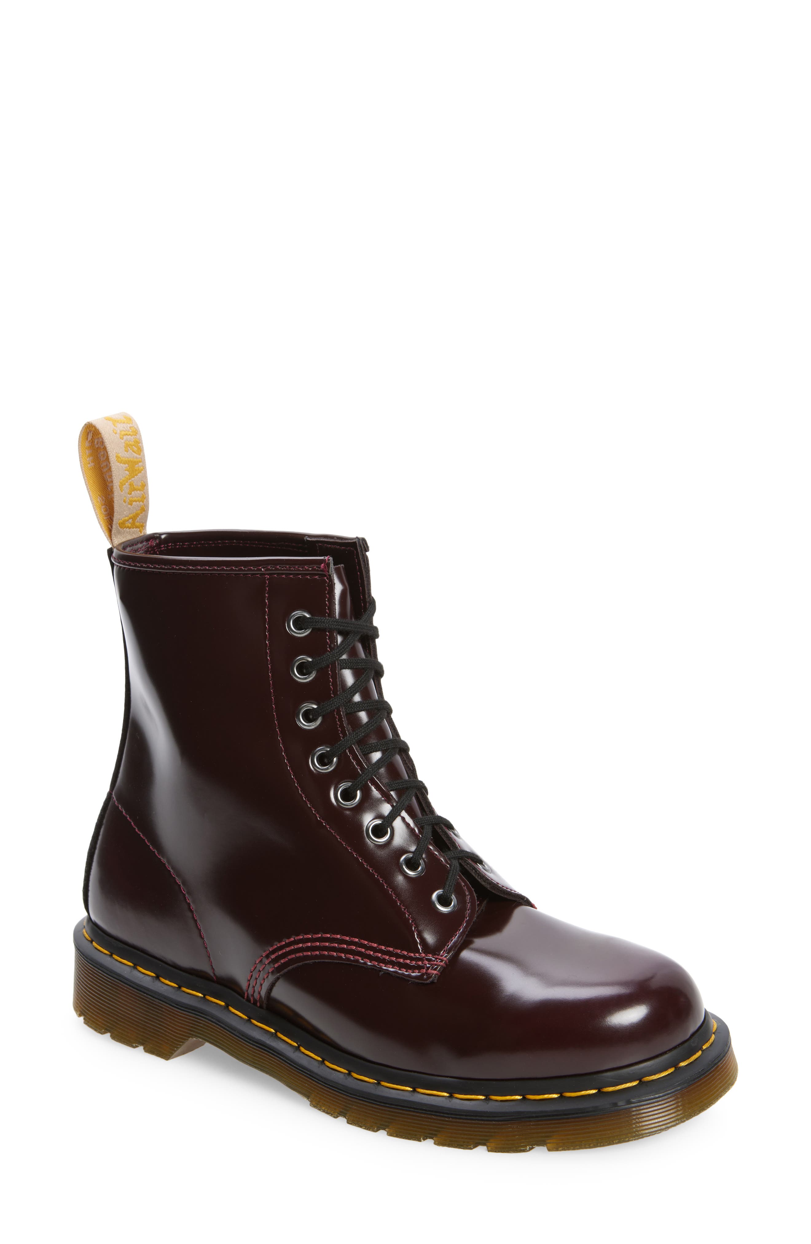 Dr. Martens 1460 Vegan 8-Eye Boot, Main, color, 