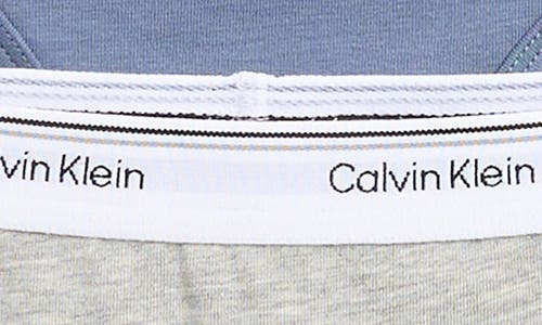 Calvin Klein 3-pack Balance Bikinis In Shoreline/grey/navy