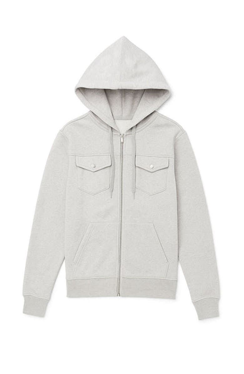 BenBen 2 Pack Mens Heavyweight Zip Hoodie Jacket, Alternate, color, Black/Grey