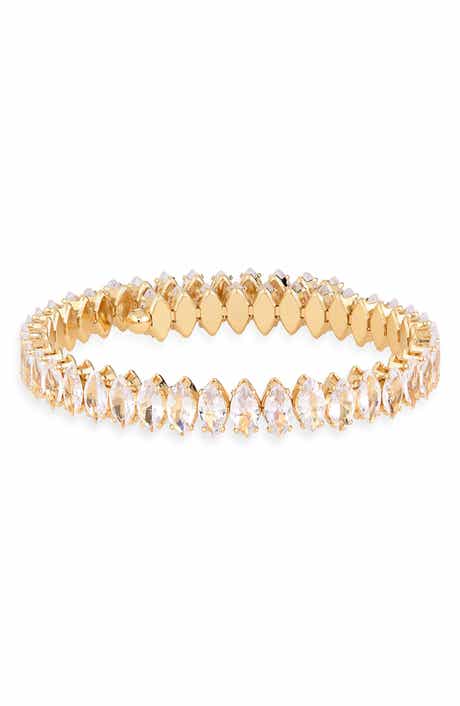 Cara Marquise Cubic Zirconia Stretch Bracelet