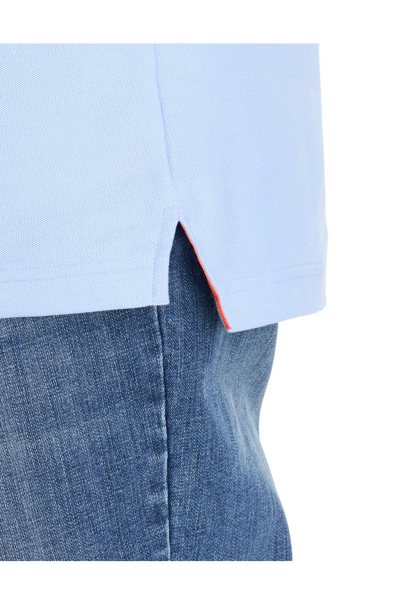 Psycho Bunny Big & Tall Thatcher Piqué Polo Shirt, Alternate, color, Serenity