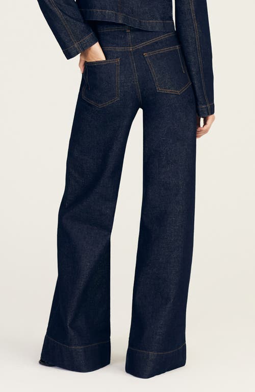 Derek Lam 10 Crosby Millie High Waist Wide Leg Jeans In Black