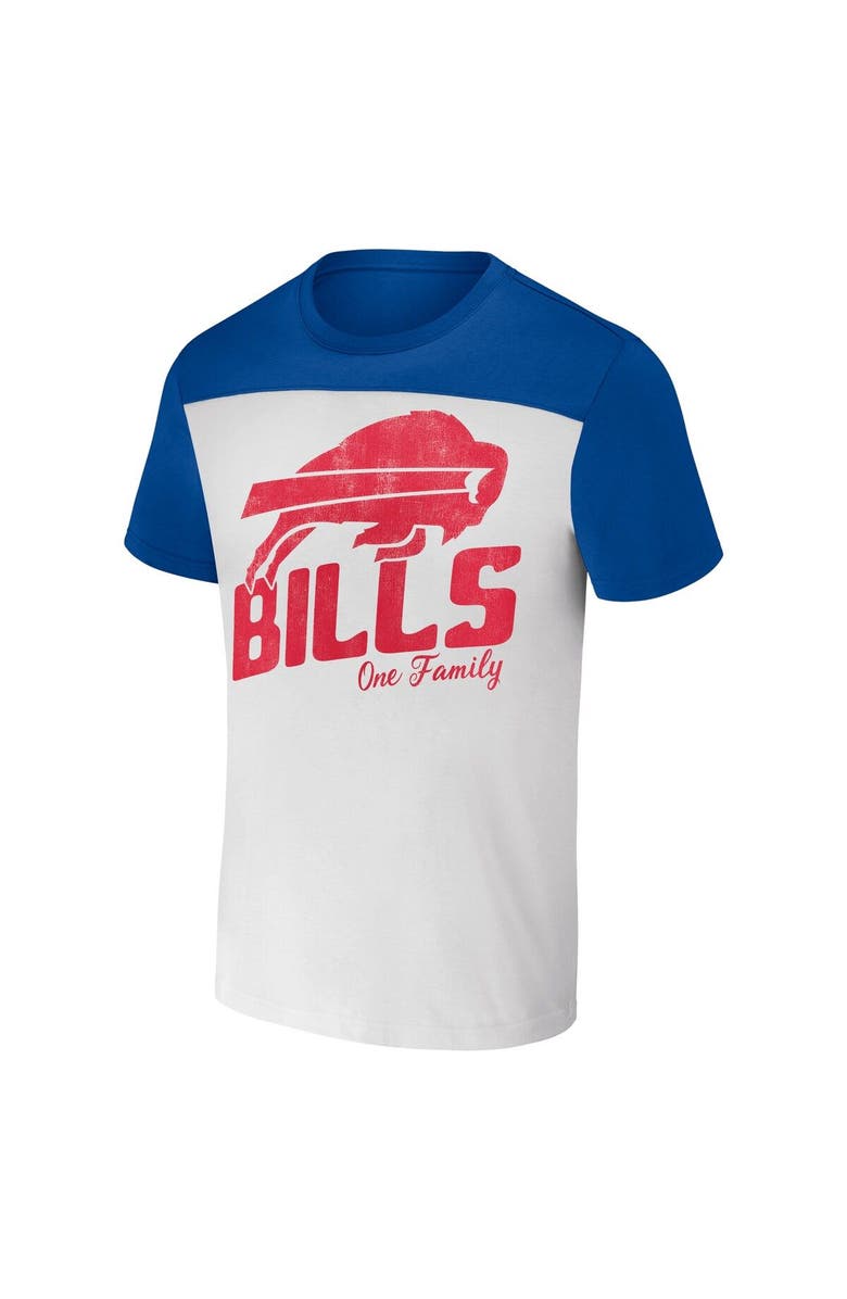 NFL X DARIUS RUCKER Men's NFL x Darius Rucker Collection by Fanatics White/Royal Buffalo Bills Colorblocked T-Shirt, Alternate, color, White