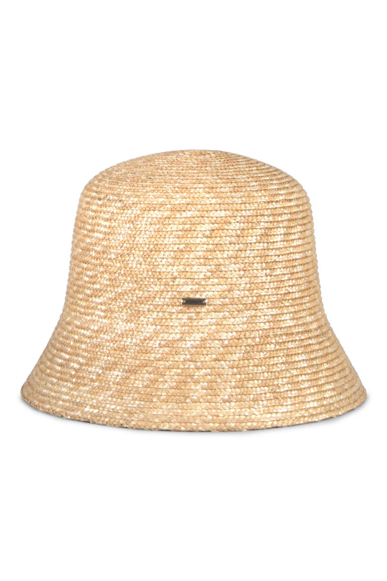Anais Straw Bucket Hat, Main, color, NATURAL